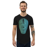 Blue Mask Collection / Men's Curved Hem T Shirt