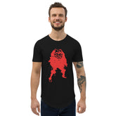 Red Mask Masquerade Collection / Men's Curved Hem T Shirt