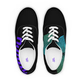 Blue Mask Men’s Black Lace-up Canvas Shoes