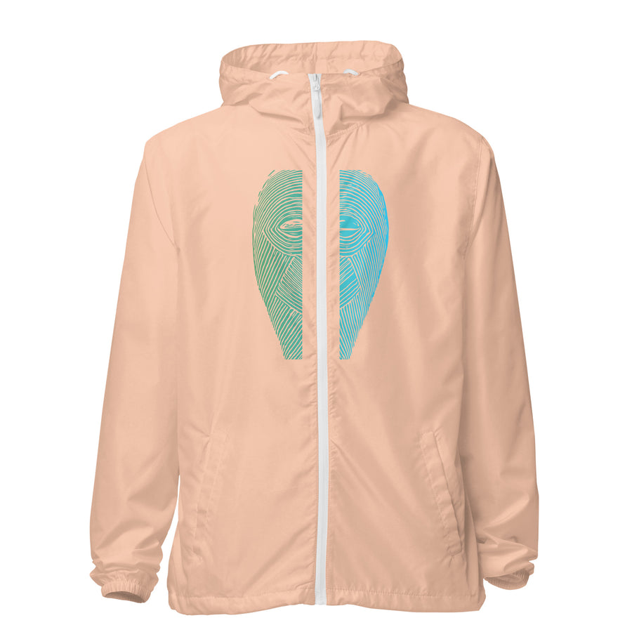The Blue Mask Masquerade Collection/ Unisex lightweight zip up windbreaker